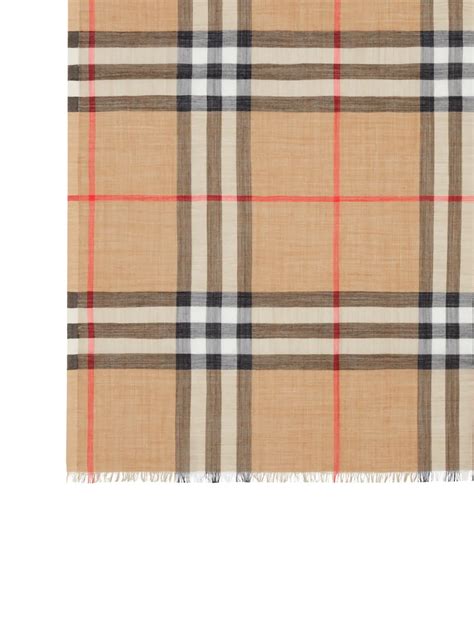 burberry lightweight check wool &
